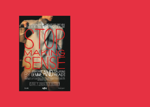 talking heads stop making sense