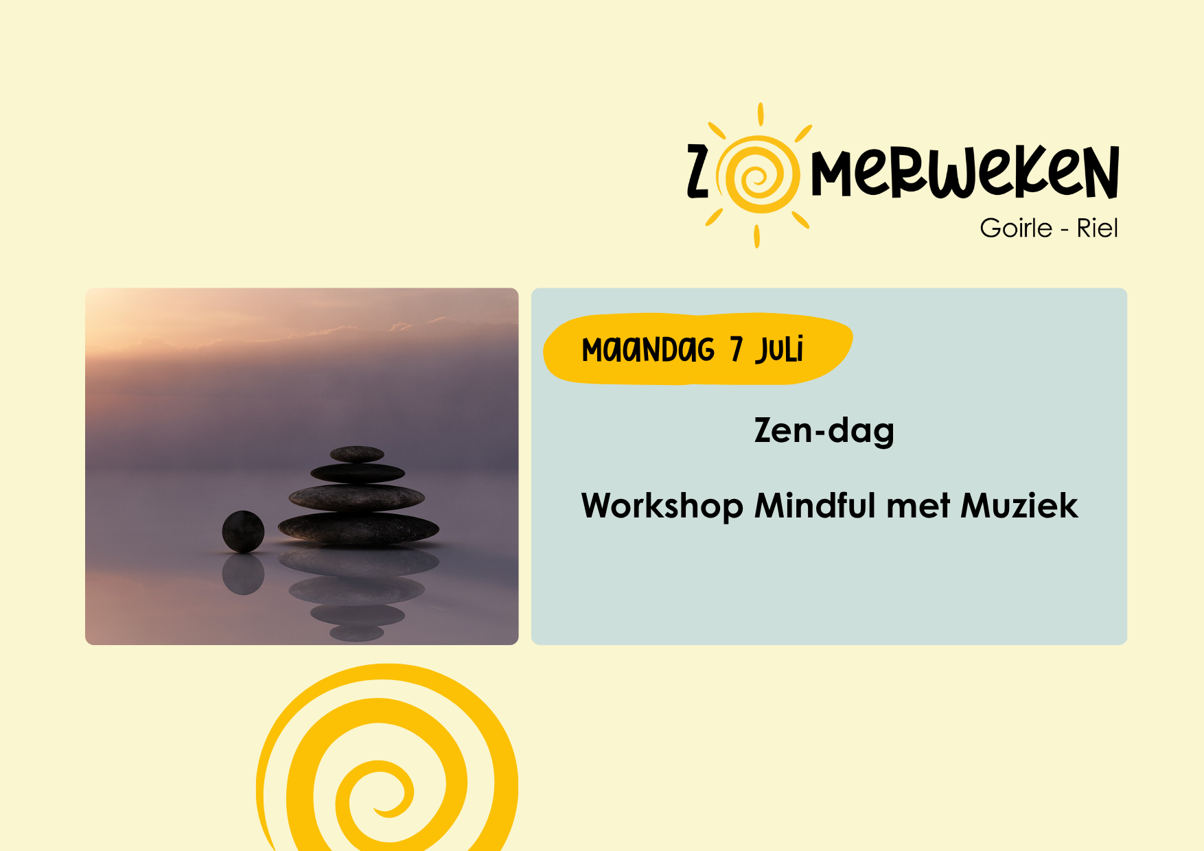 Zen-dag | Workshop Mindful met Muziek | Zomerweken Goirle - Riel - Jan ...